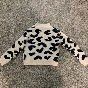 Girls Cheetah Sweater